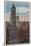 New York, NY - Singer Building and Financial District-Lantern Press-Mounted Art Print