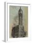 New York, NY - Singer Building, Broadway and Liberty St. No.1-Lantern Press-Framed Art Print