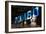 New York, NY, USA - Blue sign for DUMBO, New York, New York-Panoramic Images-Framed Photographic Print