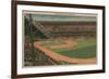 New York, NY - Yankee Stadium During Baseball Game-Lantern Press-Framed Art Print