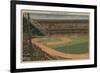 New York, NY - Yankee Stadium During Baseball Game-Lantern Press-Framed Art Print