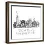 New York, NY-Virginia Kraljevic-Framed Giclee Print