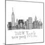 New York, NY-Virginia Kraljevic-Mounted Giclee Print