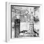 New York One Way B&W-Sara Abbott-Framed Art Print