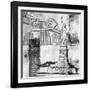 New York One Way B&W-Sara Abbott-Framed Art Print