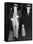 New York Organized Crime Boss, Frank Costello (Left), with His Lawyer, George Wolf-null-Framed Stretched Canvas