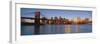 New York Panorama II-Adam Brock-Framed Giclee Print