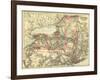 New York - Panoramic Map-Lantern Press-Framed Art Print