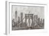 New York Panoramic-Ethan Harper-Framed Premium Giclee Print