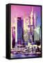 New York Pink-Philippe Hugonnard-Framed Stretched Canvas