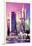 New York Pink-Philippe Hugonnard-Framed Giclee Print