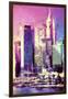 New York Pink-Philippe Hugonnard-Framed Giclee Print