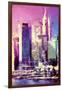 New York Pink-Philippe Hugonnard-Framed Giclee Print