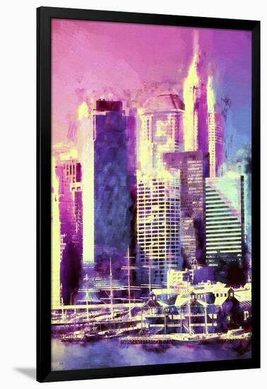 New York Pink-Philippe Hugonnard-Framed Giclee Print