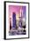 New York Pink-Philippe Hugonnard-Framed Giclee Print