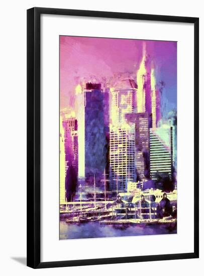 New York Pink-Philippe Hugonnard-Framed Giclee Print