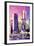 New York Pink-Philippe Hugonnard-Framed Giclee Print