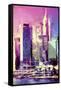 New York Pink-Philippe Hugonnard-Framed Stretched Canvas