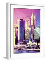 New York Pink-Philippe Hugonnard-Framed Giclee Print