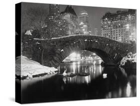 New York Pond in Winter-Bettmann-Stretched Canvas