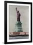 New York Postcard - Liberty-Chris Dunker-Framed Giclee Print