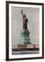 New York Postcard - Liberty-Chris Dunker-Framed Giclee Print