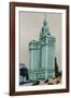 New York Postcard - Municipal-Chris Dunker-Framed Giclee Print