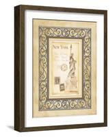 New York Postcard-Andrea Laliberte-Framed Art Print