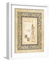 New York Postcard-Andrea Laliberte-Framed Art Print