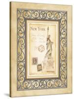 New York Postcard-Andrea Laliberte-Stretched Canvas