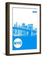 New York Poster-NaxArt-Framed Art Print