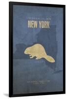 New York Poster-David Bowman-Framed Giclee Print