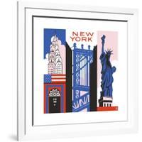 New York Print-Julie Goonan-Framed Giclee Print