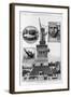 New York - Progress of the Work on Bartholdi's Statue of Liberty, Bedloe's Island. from a Sketch By-null-Framed Giclee Print