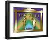 New York Prohibition-Art Deco Designs-Framed Giclee Print