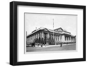 New York Public Library, 1911-Moses King-Framed Photo