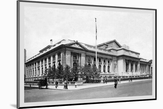 New York Public Library, 1911-Moses King-Mounted Photo