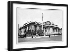 New York Public Library, 1911-Moses King-Framed Photo