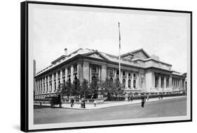 New York Public Library, 1911-Moses King-Framed Stretched Canvas