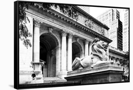 New York Public Library - Manhattan - United States-Philippe Hugonnard-Framed Stretched Canvas