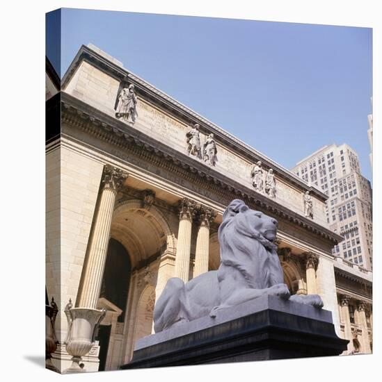 New York Public Library-Sid Birns-Stretched Canvas