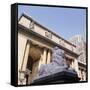 New York Public Library-Sid Birns-Framed Stretched Canvas