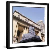 New York Public Library-Sid Birns-Framed Photographic Print