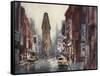 New York Rain-Brent Heighton-Framed Stretched Canvas