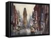 New York Rain-Brent Heighton-Framed Stretched Canvas