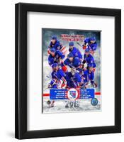 New York Rangers 2012-13 Team Composite-null-Framed Photographic Print