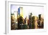 New York Reality-Philippe Hugonnard-Framed Giclee Print