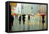 New York Reality-Tate Hamilton-Framed Stretched Canvas