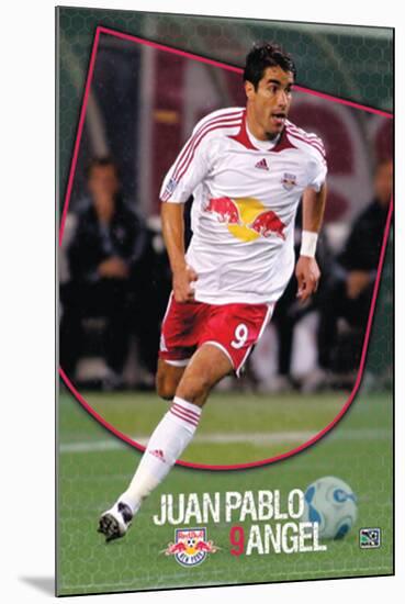 New York Red Bulls- Juan Pablo Angel-null-Mounted Poster