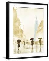 New York Red Umbrella - Golden-Robert Canady-Framed Giclee Print